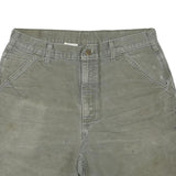 CARHARTT Mens Shorts Green Casual Cotton Blend M W32 Workwear Relaxed Fit