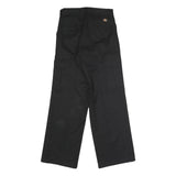 DICKIES Mens Polyester Blend Black Regular Cargo Trousers W28 L30 Workwear Zip