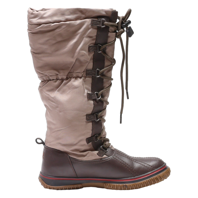 PAJAR Snow Boots Brown Synthetic Womens UK 6