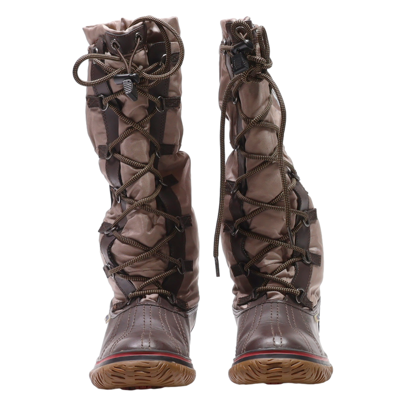 PAJAR Snow Boots Brown Synthetic Womens UK 6