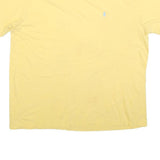 POLO RALPH LAUREN Mens Yellow Classic T-Shirt XL Crew Neck Short Sleeve Cotton