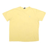 POLO RALPH LAUREN Mens Yellow Classic T-Shirt XL Crew Neck Short Sleeve Cotton
