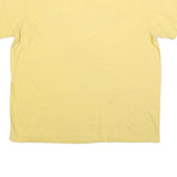 POLO RALPH LAUREN Mens Yellow Classic T-Shirt XL Crew Neck Short Sleeve Cotton