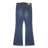 LEVI'S 519 Womens Jeans Blue Regular Flared Denim Medium W28 L31 Stylish Zip