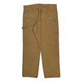 Wrangler Carpenter Trousers - 36W 30L Brown Cotton
