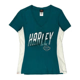 Barnett Harley-Davidson El Paso, Texas Harley Davidson T-Shirt - Medium Green Cotton