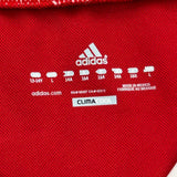 Age 13-14 Adidas Vista Soccer Club Jersey - Large Red Polyester
