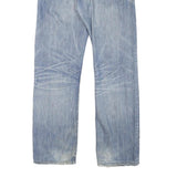 LEVI'S 501 Mens Blue Regular Straight Denim Cotton Blend Light W31 L30 Button