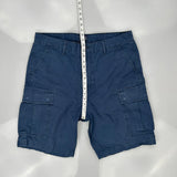 Levis Cargo Shorts - 37W 10L Blue Cotton