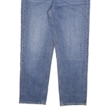 LEE Mens Regular Fit Blue Denim Jeans Zip W33 L29 Classic Cotton Casual Wear