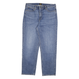 LEE Mens Regular Fit Blue Denim Jeans Zip W33 L29 Classic Cotton Casual Wear