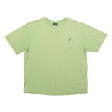 NAUTICA Mens Green Cotton Blend T-Shirt XL Short Sleeve Crew Neck Classic