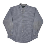 Ralph Lauren Checked Shirt - 2XL Blue Cotton