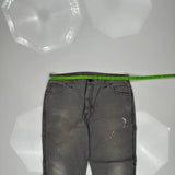 Dickies Double Knee Carpenter Trousers - 36W 30L Grey Cotton