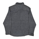 Dickies Striped Shirt - 2XL Blue Cotton