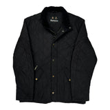 Barbour Quilted Jacket - Large Black Polyester