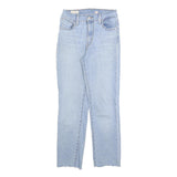 LEVI'S Womens Light Blue Regular Jeans Denim Rinse W26 L26 Classic Fit Zip
