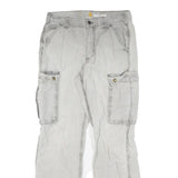 CARHARTT Mens Cotton Beige Regular Straight Leg Trousers W30 L32 Casual Workwear