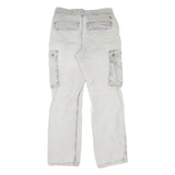 CARHARTT Mens Cotton Beige Regular Straight Leg Trousers W30 L32 Casual Workwear