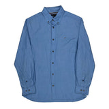 Tommy Hilfiger Shirt - Large Blue Cotton
