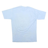 SPORTSWEAR Mens Light Blue Band Graphic T-Shirt XL Short Sleeve Crew Neck Casual