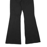 CELEBRITY PINK Womens Black Regular Flared Denim Jeans W30 L32 Braided Waistband
