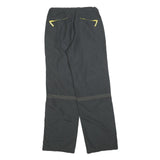 GUESS Womens Polyester Blend Black Regular Wide-Leg Trousers W28 L30 Outdoor