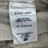 Guess Cargo Shorts - 40W 11L Beige Cotton