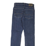 WRANGLER Mens Slim Jeans Denim Blue W29 L30 Classic Zip Pocket Design