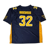 Mountaineers Starter Football Football Jersey - 2XL Navy Polyester