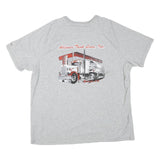 CARHARTT Mens Grey Graphic T-Shirt 2XL Short Sleeve Crew Neck Guzman Sons