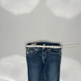 True Religion Skinny Jeans - 28W UK 6 Blue Cotton