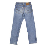 LEVI'S 501 Mens Jeans Blue Regular Straight Denim Medium W28 L27 Classic Zip