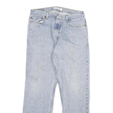 LEVI'S 505 Mens Jeans Blue Regular Straight Denim Medium W33 L32 Classic Fit