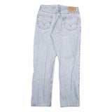LEVI'S 505 Mens Jeans Blue Regular Straight Denim Medium W33 L32 Classic Fit
