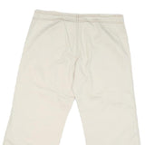 HOTKISS Womens Shorts Cream Casual Cargo L W36 Button Cotton Blend Wide Leg