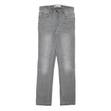 LEVI'S 512 Tapered Mens Jeans Grey Slim Tapered Denim W26 L28 Classic Style