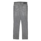 LEVI'S 512 Tapered Mens Jeans Grey Slim Tapered Denim W26 L28 Classic Style