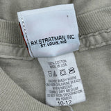 Harley Davidson Graphic Long Sleeve T-Shirt - Small Beige Cotton