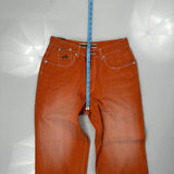 Hip Hop Enyce Jeans - 32W 31L Orange Cotton