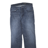 7 FOR ALL MANKIND Mens Regular Fit Blue Denim Light Wash Jeans W34 L31 Relaxed