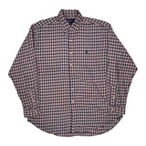 Blake Ralph Lauren Checked Shirt - Large Blue Cotton