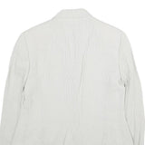 JOOP! Womens White Jacket UK 14 Viscose Blend Button Closure Regular Fit Plain