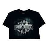Clare'S Harley-Davidson Niagara Falls, Canada Harley Davidson Graphic T-Shirt - Small Black Cotton
