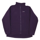 BERGHAUS Womens Purple Jacket XL Polyester Blend Zip Outdoor Fleece Warm