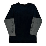 Age 7 Harley Davidson Graphic Long Sleeve T-Shirt - Small Black Cotton