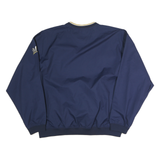 NIKE Mens Blue Brewers V-Neck Sweatshirt 2XL Polyester Pullover Sportswear