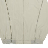 KINGFIELD Mens Beige Zip Up Polyester Bomber Jacket XL Woven Casual Outerwear