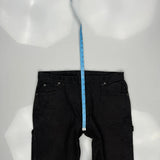 Dickies Carpenter Trousers - 36W 31L Black Cotton