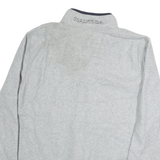 NAUTICA Mens Grey Pullover Plain Crew Neck Basic Knit 2XL Polyester Jumper